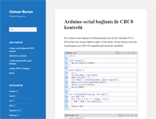 Tablet Screenshot of osmanburan.com
